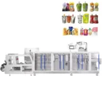 Automatic Top Corner Slant Spout Servo Doypack Stand up Pouch Bag Ketchup Tomato Paste Juice Water Liquid Sauce Filling Packing Packaging Machine Price