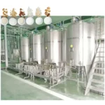 Complete Automatic 2000L/H Plant-Based Beverages Production Line Soy Almond Milk Processing Machine