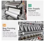 Multilane Granule Stick Sachet Packing Machine for Salt Monosodium Glutamate White Granulated Sugar