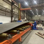 4-Roll Plate Rolling Machine with 7m Feeding Table and Both Sides Support - Image 2