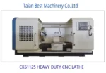 Horizontal Large Aperture Ck61125 Heavy Duty Metal-Drilling Tapping Milling Turning CNC Machine - Image 2