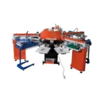 Spg Automatic Series Rotary Garments Rop T Shirt Textile Clothes Sheet Screen Printing Machine - Image 3