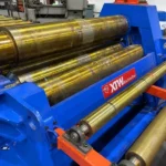 4-Roll Plate Rolling Machine with 7m Feeding Table and Both Sides Support - Image 3