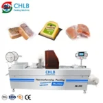 Factory Price with Label Printing Vacuum Sealer Machine Thermoforming Vacuum Packing Machine for Chicken Sausage - Image 2