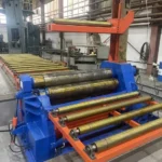 4-Roll Plate Rolling Machine with 7m Feeding Table and Both Sides Support