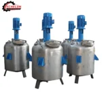 Air Cooler Chemical Vacuum Mixing Stainless Steel Jacketed Reactor Glass Lined Reactor Hot Melt Adhesive Production Vessel Equipment - Image 3