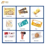 Automatic Candy Bread Chocolate Flow Packing Wrapping Cookie Cake Biscuit Pillow Horizontal Packaging Machine - Image 6