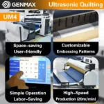 Ultrasonic Quilting Machine Customizable Roller Pattens Embossing Machinery for Bedding (CE) - Image 4