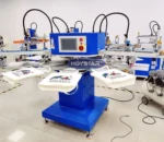4color Rotary Screen Printing Machine for Tshirt Nonwoven Bag Screen Printer Kraft Paper Bag Impression Maquina Serigrafica Fabric Textile Silk Printing Machine - Image 3