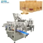 Professional Customization Automatic Dried Salted Fish Stand up Zipper Bag Wrapping Flow Packaging Packing Filling Sealing Machine