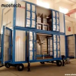 Double Working Line Bulk Cargo Grain Fertilizer 50ton/100tons Packing Machine with Container Port Use Containerized Weighing and Bagging Unit