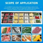 Factory Price with Label Printing Vacuum Sealer Machine Thermoforming Vacuum Packing Machine for Chicken Sausage - Image 4