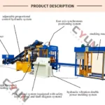 German Technology Construction Machinery Qt4-15 Brick Machine Block Making Machine