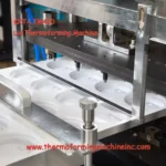 Factory Price Automatic Plastic Fruits Clamshell Fast Food Packages Box Tray Paper Coffee Cup Lid Cover Container Thermoforming Forming Making Machine - Image 6