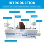 Factory Price with Label Printing Vacuum Sealer Machine Thermoforming Vacuum Packing Machine for Chicken Sausage - Image 5