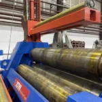 4-Roll Plate Rolling Machine with 7m Feeding Table and Both Sides Support - Image 8