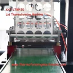 Factory Price Automatic Plastic Fruits Clamshell Fast Food Packages Box Tray Paper Coffee Cup Lid Cover Container Thermoforming Forming Making Machine - Image 7