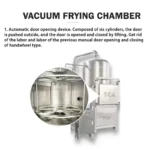 TCA Continuous Dehydration Vegetable Fish Vacuum Frying Machine for Fried Potato Chip Banana Chips