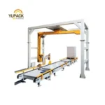 Fully Automatic Rotary Arm Stretch Film Gantry Pallet Wrapping Machine - Image 7