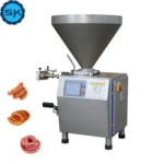 Industrial Easy Operation Pepperoni Bratwurst Salami Chorizo Hot Dog Ham Bacon Saucisson Frankfurter Sausage Vacuum Stuffing Filler Filling Making Machine - Image 2