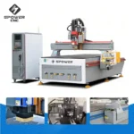 3axis Automatic Tool Change 1325 CNC Woodworking Carving Machine Engraving Machine for Foam Acrylic Aluminum Plywood - Image 2