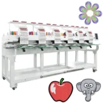 Wonyo Industrial Use 6 Heads Computerized Embroidery Machine for Cap Shoes Embroidery - Image 2