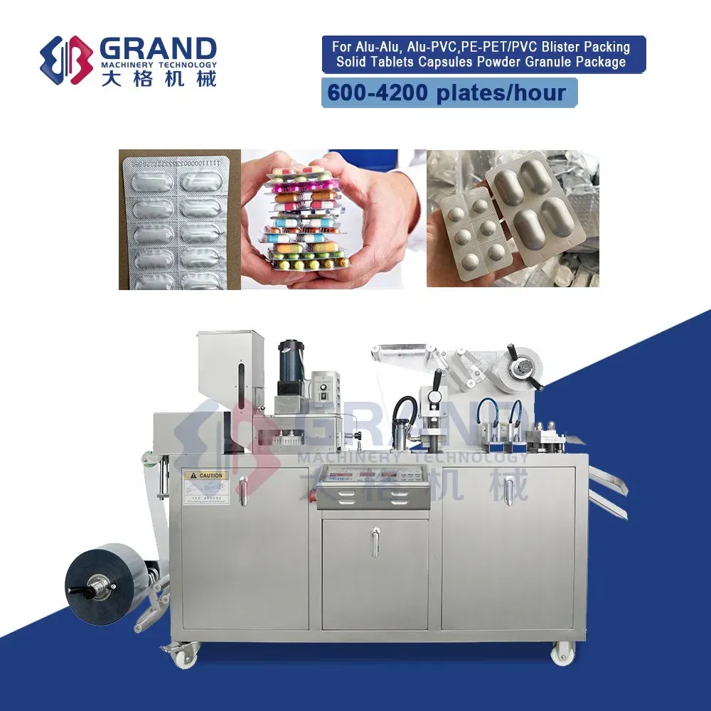 Dpp-80 Automatic Alu-PVC Blister Machine for Liquid Food Packaging - Image 3