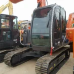 High-Quality Used Hitachi Zx70 Mini Crawler Excavator with Free Shipping