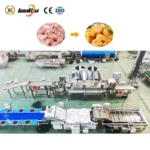 150kg/H Conveying Chicken Steak Frying Machine Immersion Fryer Onion Frying Machine Continuous Frying Machine