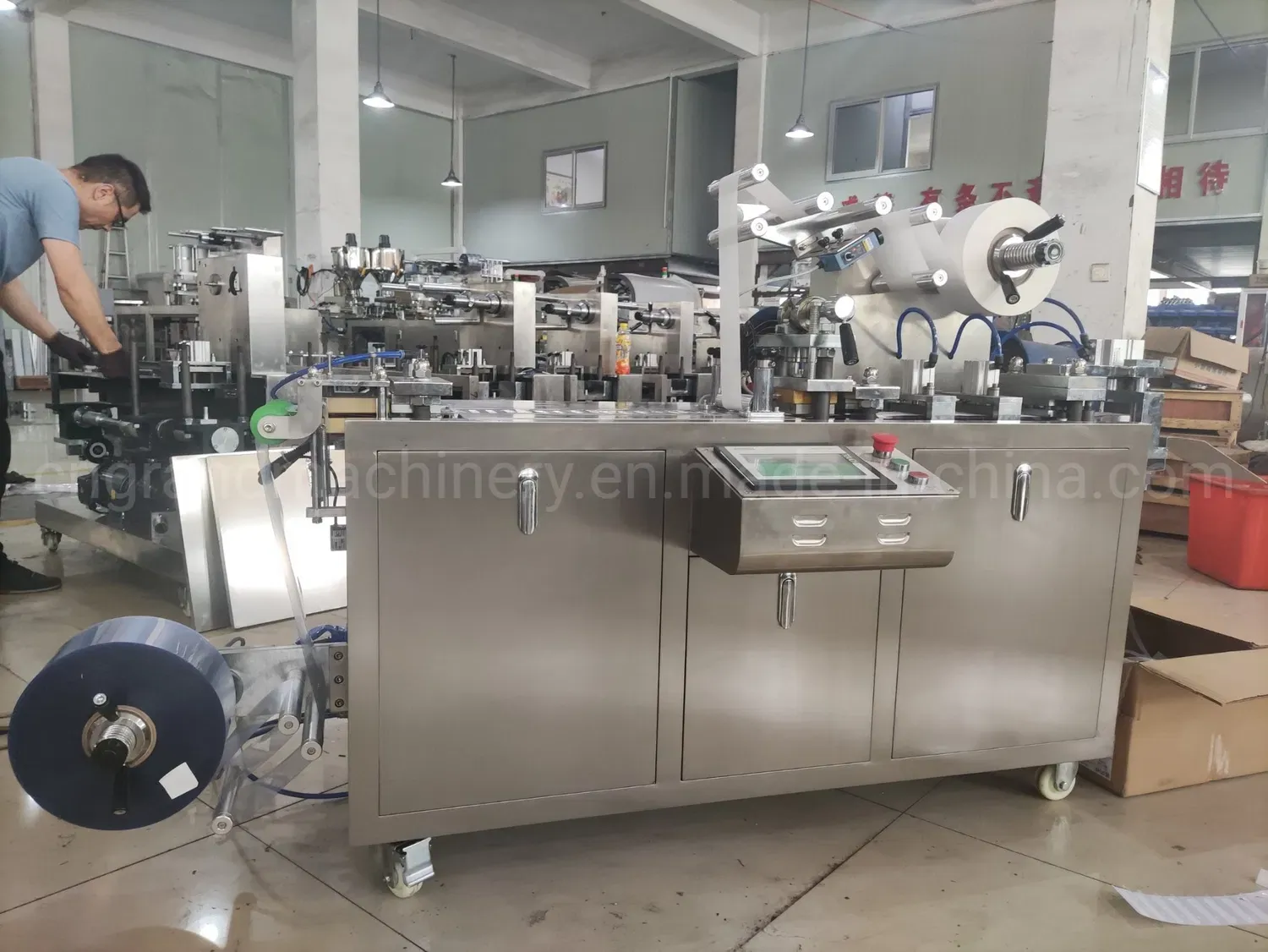 Dpp-80 Automatic Alu-PVC Blister Machine for Liquid Food Packaging - Image 5