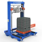 Efficient Pallet Threading Secure Case Pallet Bandling Strapping Wrapping Packing Machine for Food/Logistics/Ceramic/Metallurgical Industries - Image 5