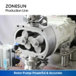 Zonesun Zs-Rpcl1 Automatic Filling Capping Labeling Machine for Hand Sanitizer Bottle Paste - Image 4