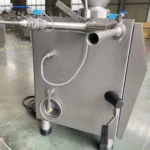 Industrial Easy Operation Pepperoni Bratwurst Salami Chorizo Hot Dog Ham Bacon Saucisson Frankfurter Sausage Vacuum Stuffing Filler Filling Making Machine - Image 7