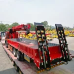 HOWO 12ton Truck Mounted Crane with Dirll and Ladder Boom Mobile Crane for Export - Image 6