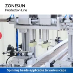 Zonesun Zs-Rpcl1 Automatic Filling Capping Labeling Machine for Hand Sanitizer Bottle Paste - Image 5