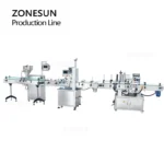 Zonesun Zs-Rpcl1 Automatic Filling Capping Labeling Machine for Hand Sanitizer Bottle Paste - Image 7