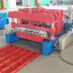 Single Layer Aluminium Panel Roof Tile Roll Forming Step Tiles Machine