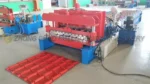 Single Layer Aluminium Panel Roof Tile Roll Forming Step Tiles Machine