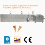 Automatic Rolled Sugar Cone Machine for Food/Biscuit/Bakery