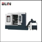 CNC Turning Center 8'' Chuck 12t Powered Tool Turret CNC Lathe - Image 2