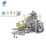 Full Automatic 10-50kg Wood Pellets Packing Machine Weighing Filling Packing Machine - Image 2