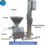 Industrial Easy Operation Pepperoni Bratwurst Salami Chorizo Hot Dog Ham Bacon Saucisson Frankfurter Sausage Vacuum Stuffing Filler Filling Making Machine - Image 9