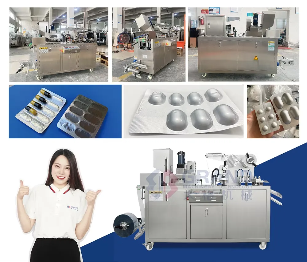 Dpp-80 Automatic Alu-PVC Blister Machine for Liquid Food Packaging - Image 9