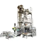 Fully Automatic Open Mouth Heavy Big PP Woven/Kraft Paper Bag Bagging Packing Packaging Line Packaging Machine for 10kg/25 Kg/50kg Rice/Pet Food/Sugar/Salt/Bean - Image 3