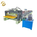 Single Layer Aluminium Panel Roof Tile Roll Forming Step Tiles Machine - Image 4