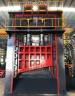 Heavy Scrap Metal Steel Hydraulic Gantry Guillotine Shear Cutting Shearing Recycling Machine for Steel Mill Plant Scrap Yard - Image 7