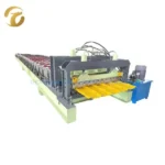 Single Layer Aluminium Panel Roof Tile Roll Forming Step Tiles Machine - Image 7